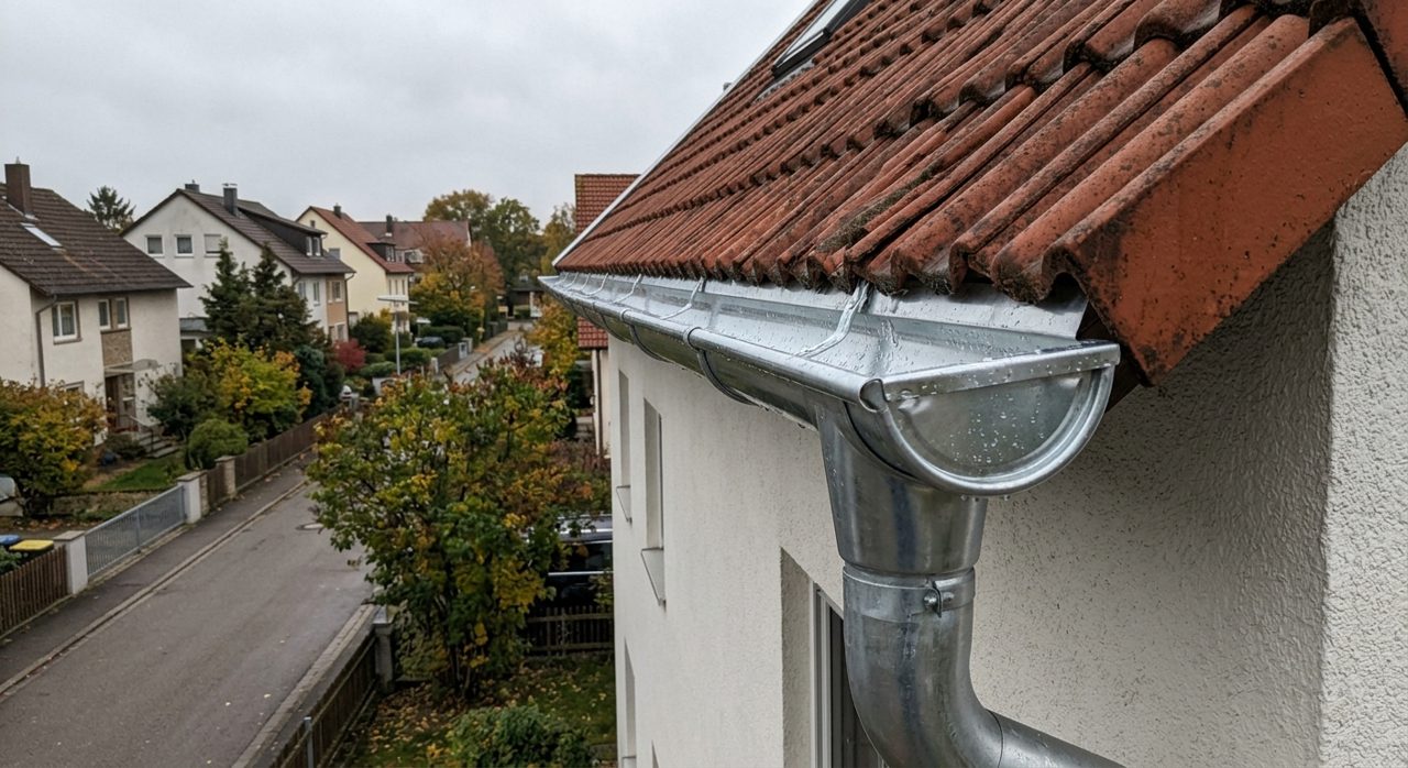 Dachrinne reinigen